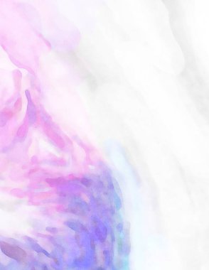 2D çizim. Sanatsal arkaplan resmi. Tablo üzerinde soyut resim. Çağdaş sanat. El yapımı resim. Renkli doku. Modern sanat eserleri. Yüzeyde suluboya fırça darbeleriyle boyama.