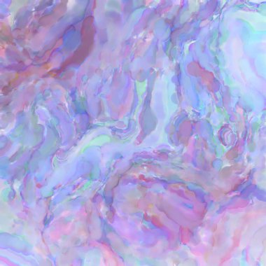 Pastel renklerde suluboya resim. Poster, duvar sanatı, afiş, kart, kitap kapağı ya da ambalaj için rahatlatıcı kompozisyonun yumuşak renkli çizimi. Modern fırça darbeleri resim.