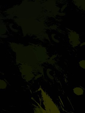 Vahşi fırça darbeleriyle yaratıcı soyut resim. Artistik fırça darbeleriyle donatılmış. Renkli ve canlı bir tasvir. Boyalı sanat.