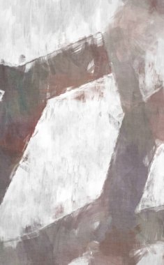 Soyut arkaplanda pürüzlü fırça darbeleri. Fırça boyası. Renkli boya darbeleri. Eşsiz duvar sanatı. Tuvaldeki modern sanat. Renkli çağdaş sanat eserleri. 