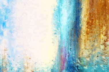 Modern sanat. Renkli çağdaş sanat eserleri. Renkli boya darbeleri. Soyut arkaplanda fırça darbeleri. Fırça boyası. Eşsiz duvar sanatı.