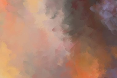 Renkli fırça darbelerinin 2D çizimi. Dekoratif desenli resim. canlı boya desenli arkaplan.