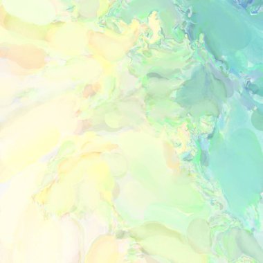 Çağdaş sanat. El işçiliğinin renkli dokusu. Modern resim. Yüzeyde suluboya vuruşlar. Sanatsal arkaplan resmi. Tablo üzerinde soyut resim. Fırça darbeleri. 