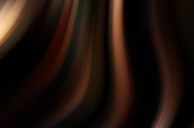 Siyah arka planda renkli düz çizgiler. Sıvı ve sıvı renkli dalgalar karanlıkta akıyor. Duvar kağıdı, afiş, arkaplan, kart, kitap, kapak, poster, afiş, broşür