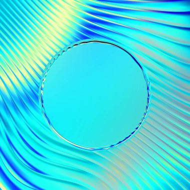 Soyut çerçeveli arkaplan. Renkli, canlı, dalgalı bir duvar kağıdı. Merkezi çerçeveli yaratıcı grafik 2d çizim. Dinamik şekilli modaya uygun sıvı örtüsü.