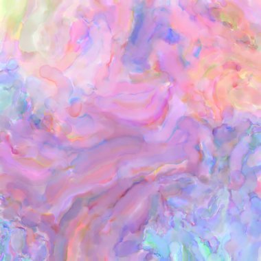 Pastel renklerde suluboya resim. Poster, duvar sanatı, afiş, kart, kitap kapağı ya da ambalaj için rahatlatıcı kompozisyonun yumuşak renkli çizimi. Modern fırça darbeleri resim.