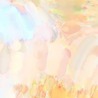 El yapımı sürreal soyut desenli suluboya. Modern sanatsal resim. 2D çizim. Arkaplan boyası karışımı. Yaratıcı duvar sanatı. Çağdaş sanat.