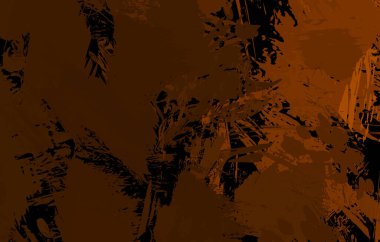 Sanatsal soyut arkaplan. Doku boyalı duvar kağıdı. Boya darbeleriyle yaratıcı bir illüstrasyon. Fırça desenli resim.