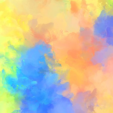 Boya darbeleri. 2D İllüstrasyon. Taranmış Boyalı Soyut Arkaplan. Fırça darbesi ile boyanmış. Modern sanat.