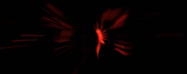 Işık parçacık izleri. Parlayan parçacıkları ve çizgileri olan ışık patlaması yıldızı. Güzel hareketli soyut ışın arkaplanı.