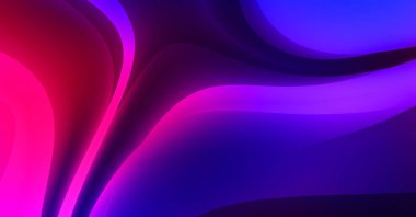 Soyut arkaplan. Renkli dalgalı tasarım duvar kağıdı. yaratıcı grafik 2D çizim. Dinamik şekilli modaya uygun sıvı örtüsü.