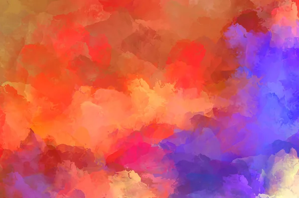 Abstract Background Colorful Brush Strokes Brushed Vibrant Wallpaper Painted Artistic — Stock Photo, Image