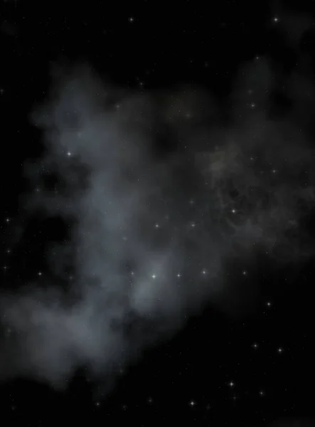 カラフルな星雲の銀河空間の星のフィールド 深宇宙のSf的背景 エテリアル壁紙 — ストック写真