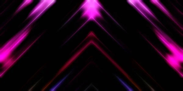 Abstract Shining Geometric Lights Background Fractal Symmetric Graphic Illustration Intersecting — Stock Photo, Image