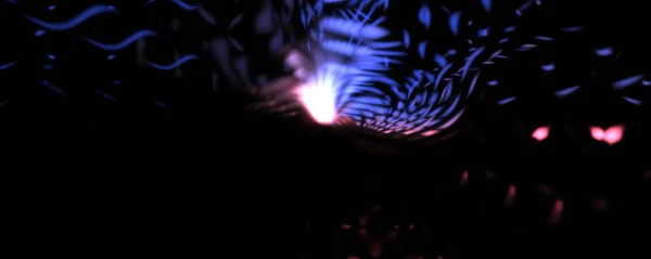 Light particle trails. Light explosion star with glowing particles and lines. Beautiful moving abstract rays background.