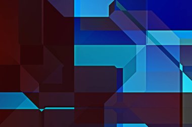 Üçgen arka planda üst üste dizayn ediliyor. Soyut geometrik duvar kağıdı. Geometrik renkli üçgen şekiller.