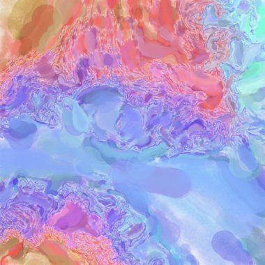 Çağdaş sanat. El işçiliğinin renkli dokusu. Modern resim. Yüzeyde suluboya vuruşlar. Sanatsal arkaplan resmi. Tablo üzerinde soyut resim. Fırça darbeleri. 