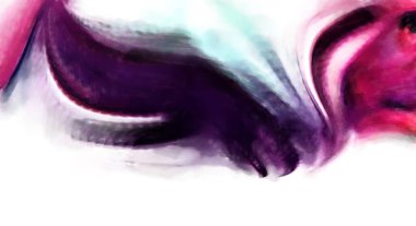 Modern sanat. Renkli çağdaş sanat eserleri. Renkli boya darbeleri. Soyut arkaplanda fırça darbeleri. fırça boyası.