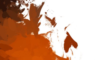 Duvar sanatı Eşsiz ve yaratıcı illüstrasyon. Fırça darbesi ile boyanmış. Renkli fırça darbelerinin soyut arkaplanı. Fırçalanmış canlı duvar kâğıdı. Boyalı sanatsal yaratım.