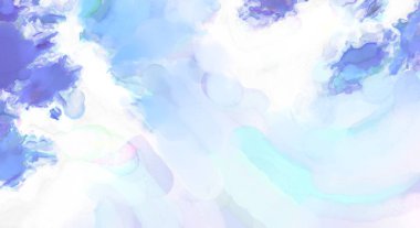 Taranmış Boyalı Soyut Arkaplan. Fırça darbesi ile boyanmış. Boya darbeleri. 2B Görüntü.