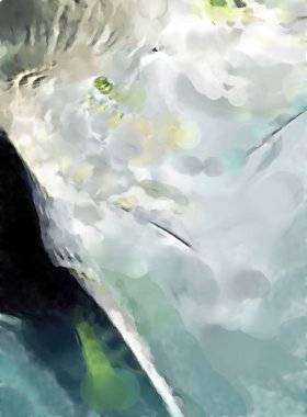 Modern sanat. Renkli çağdaş sanat eserleri. Renkli boya darbeleri. Soyut arkaplanda fırça darbeleri. fırça boyası.