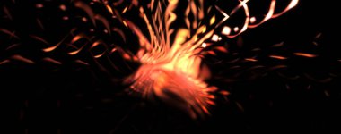 Işık parçacık izleri. Parlayan parçacıkları ve çizgileri olan ışık patlaması yıldızı. Güzel hareketli soyut ışın arkaplanı.