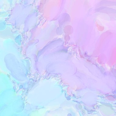 Çağdaş sanat. El işçiliğinin renkli dokusu. Modern resim. Yüzeyde suluboya vuruşlar. Sanatsal arkaplan resmi. Tablo üzerinde soyut resim. Fırça darbeleri. 