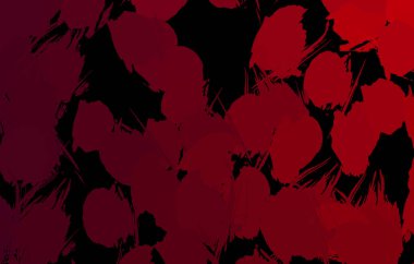 Vahşi fırça darbeleriyle yaratıcı soyut resim. Artistik fırça darbeleriyle donatılmış. Renkli ve canlı bir tasvir. Boyalı sanat.