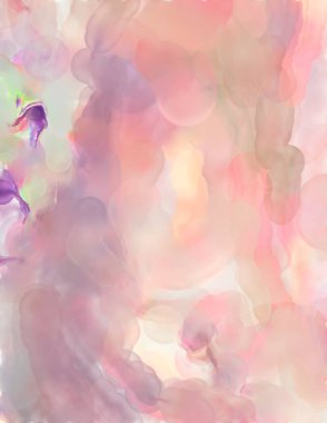 Çağdaş sanat. El yapımı resim. Modern sanat eserleri. Yüzeyde suluboya fırça darbeleriyle resim yapmak. 2D çizim. Sanatsal arkaplan resmi. Tablo üzerinde soyut resim. Renkli doku.