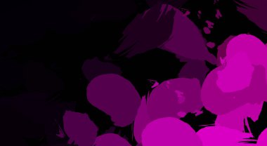 Canlı fırça darbeleriyle boyanmış. Renkli desenli resim. Fırçalanmış duvar kağıdını boya.