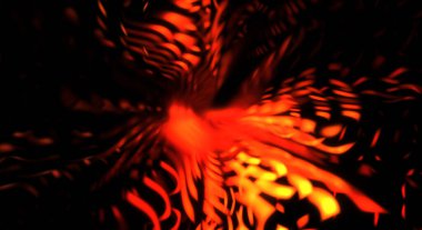 Işık parçacık izleri. Parlayan parçacıkları ve çizgileri olan ışık patlaması yıldızı. Güzel hareketli soyut ışın arkaplanı.