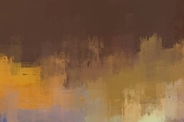 Çapraz vahşi fırça darbeleriyle arka plan. Renkli ve canlı bir tasvir. Boyalı sanat. Yaratıcı soyut resim.