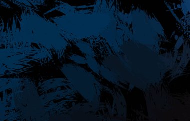 Vahşi fırça darbeleriyle yaratıcı soyut resim. Artistik fırça darbeleriyle donatılmış. Renkli ve canlı bir tasvir. Boyalı sanat.