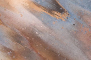 Yaratıcı soyut resim. Artistik fırça darbeleriyle donatılmış. Renkli ve canlı bir illüstrasyon. boyalı sanat.