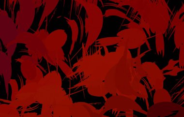 Vahşi fırça darbeleriyle yaratıcı soyut resim. Artistik fırça darbeleriyle donatılmış. Renkli ve canlı bir tasvir. Boyalı sanat.