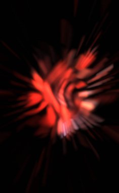 Işık parçacık izleri. Parlayan parçacıkları ve çizgileri olan ışık patlaması yıldızı. Güzel hareketli soyut ışın arkaplanı.