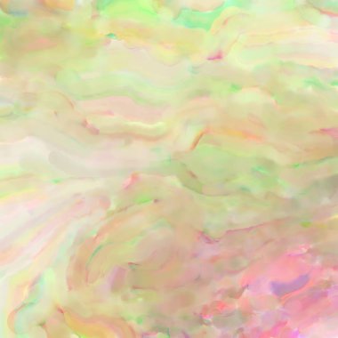 Soyut doku. Yüzeyde etkileyici el yapımı suluboya. Suluboya fırça darbeleri. Modern sanat. Çok renkli arkaplan. Çağdaş duvar sanatı. Renkli bir fon. 2d illüstrasyon.