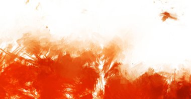 Canlı fırça darbeleriyle boyanmış. Renkli desenli resim. Fırçalanmış duvar kağıdını boya.