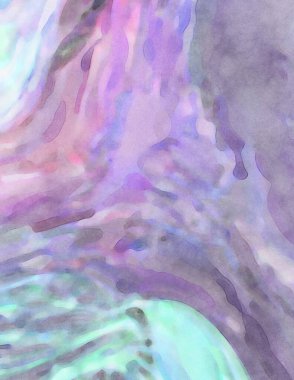 2D çizim. Sanatsal arkaplan resmi. Tablo üzerinde soyut resim. Çağdaş sanat. El yapımı resim. Renkli doku. Modern sanat eserleri. Yüzeyde suluboya fırça darbeleriyle boyama.