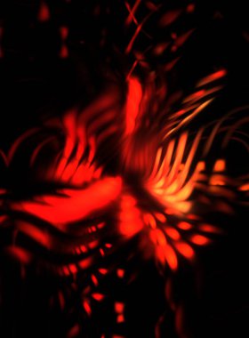 Işık parçacık izleri. Parlayan parçacıkları ve çizgileri olan ışık patlaması yıldızı. Güzel hareketli soyut ışın arkaplanı.