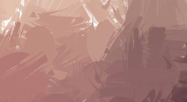 Renkli fırça darbelerinin 2B çizimi. Dekoratif doku resmi. Canlı boya desenli arka plan. Kaotik fırça darbeleri resim.