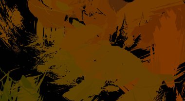 Sanatsal soyut arkaplan. Doku boyalı duvar kağıdı. Boya darbeleriyle yaratıcı bir illüstrasyon. Fırça desenli resim.