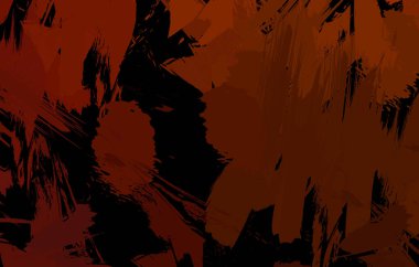 Sanatsal soyut arkaplan. Doku boyalı duvar kağıdı. Boya darbeleriyle yaratıcı bir illüstrasyon. Fırça desenli resim.