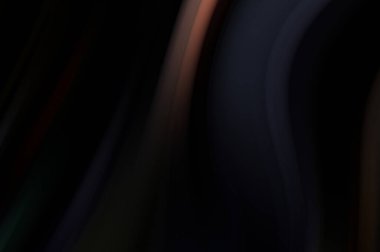 Siyah arka planda renkli düz çizgiler. Sıvı ve sıvı renkli dalgalar karanlıkta akıyor. Duvar kağıdı, afiş, arkaplan, kart, kitap, kapak, poster, afiş, broşür