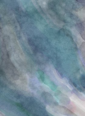 Pastel renklerde suluboya resim. Poster, duvar sanatı, afiş, kart, kitap kapağı ya da ambalaj için rahatlatıcı kompozisyonun yumuşak renkli çizimi. Modern fırça darbeleri resim.