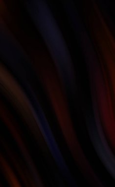 Siyah arka planda renkli düz çizgiler. Sıvı ve sıvı renkli dalgalar karanlıkta akıyor. Duvar kağıdı, afiş, arkaplan, kart, kitap, kapak, poster, afiş, broşür