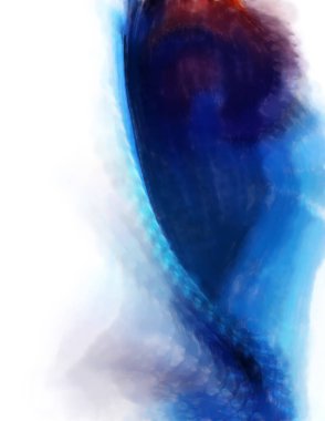 Modern sanat. Renkli çağdaş sanat eserleri. Renkli boya darbeleri. Soyut arkaplanda fırça darbeleri. fırça boyası.