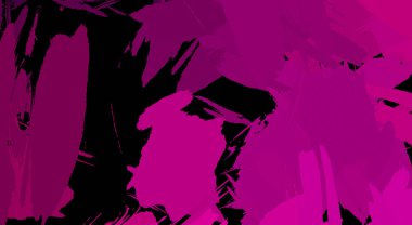 Sanatsal soyut arkaplan. Doku boyalı duvar kağıdı. Boya darbeleriyle yaratıcı bir illüstrasyon. Fırça desenli resim.