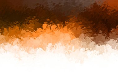 Canlı fırça darbeleriyle boyanmış. Renkli desenli resim. Fırçalanmış duvar kağıdını boya.