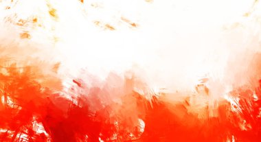 Canlı fırça darbeleriyle boyanmış. Renkli desenli resim. Fırçalanmış duvar kağıdını boya.